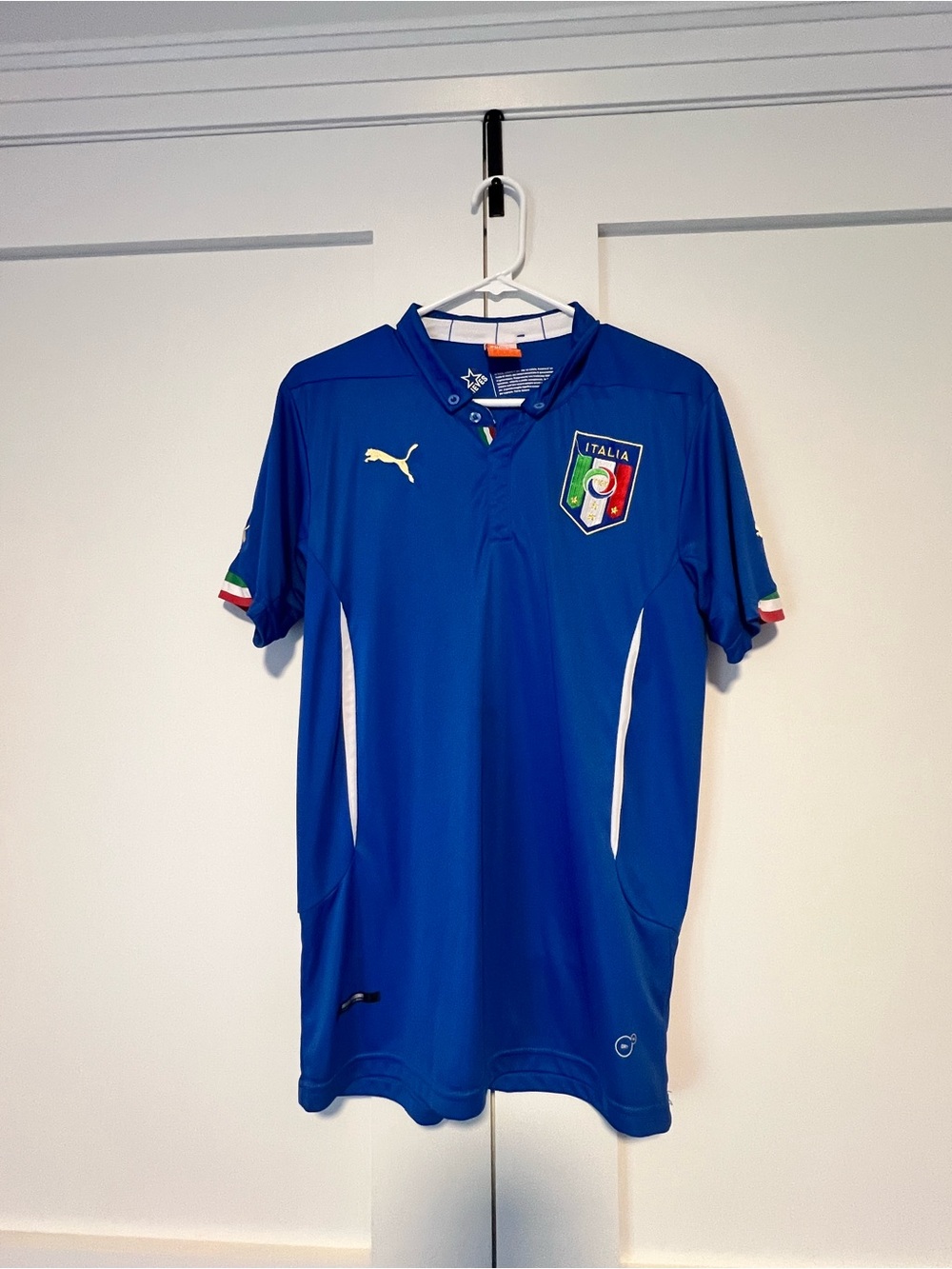 Puma Italy National Team Blue Soccer Jersey 2014/2015